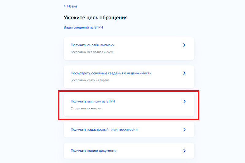 Выписка из ЕГРН